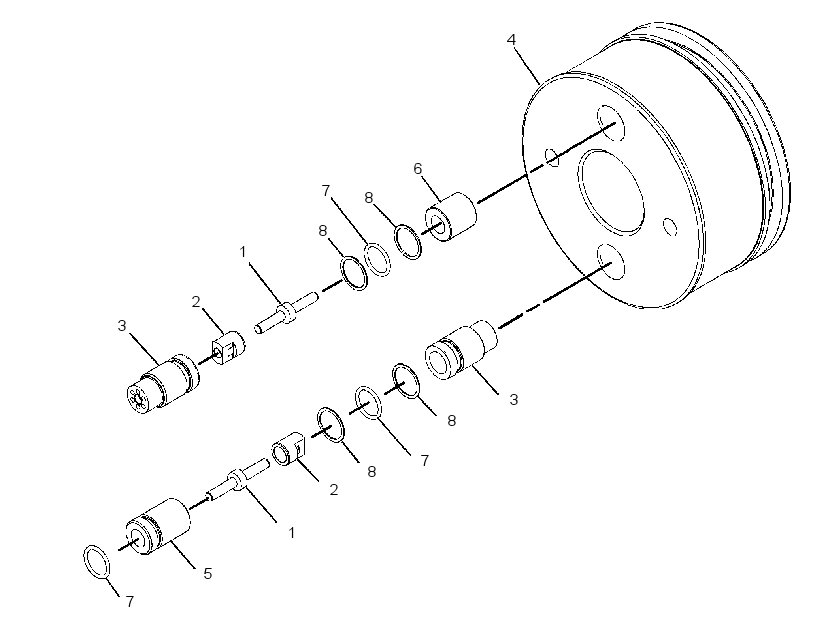 PISTON GP-HYDRAULIC CYLINDER 1348238 CAT