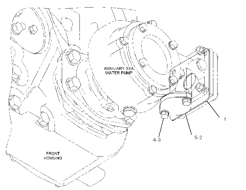 COVER GP-WATER PUMP 3803946 CAT