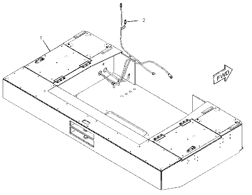 BUMPER AR-REAR 3609826 CAT
