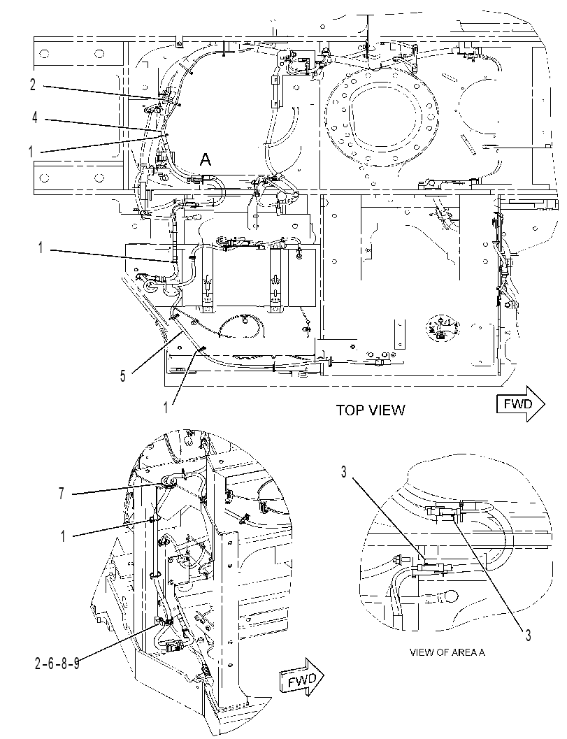 Проводка CEM 3423293 CAT