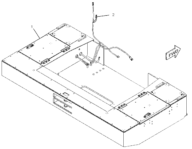 BUMPER AR-REAR 3609827 CAT