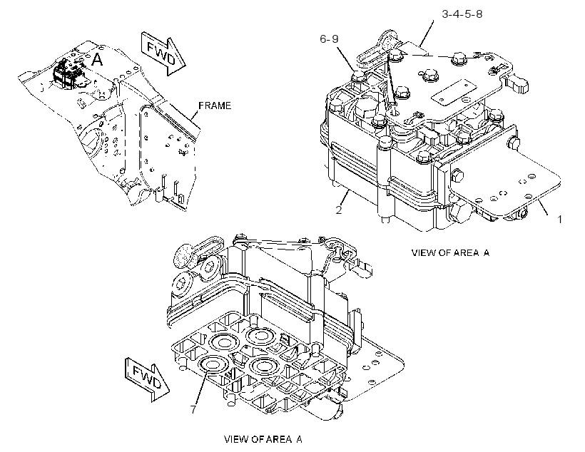 VALVE & MTG GP-STEER & BRAKE 3262250 CAT