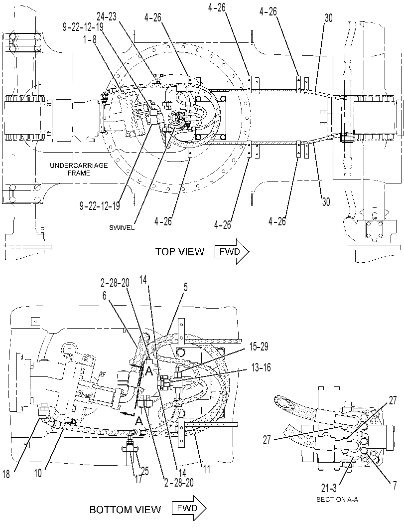LINES GP-SWIVEL & STEERING 3403391 CAT