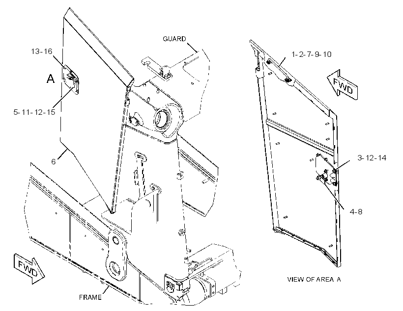 DOOR GP-HOOD 3663447 CAT