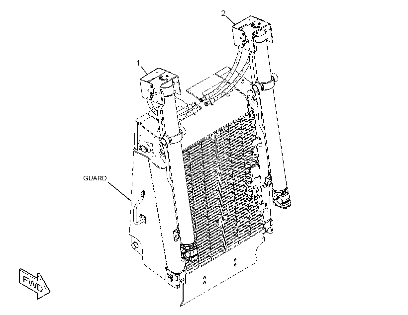 CYLINDER & LINES GP-LIFT 3786873 CAT