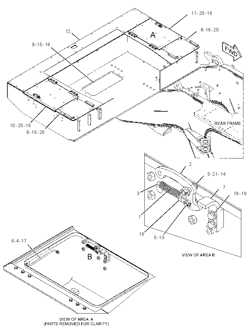 BUMPER GP-REAR 3609824 CAT