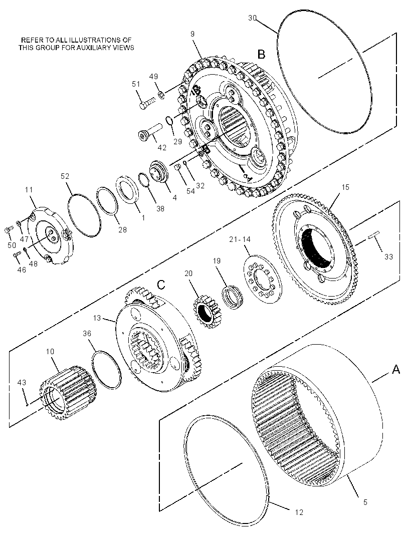 Бортовой редуктор 1862949 CAT