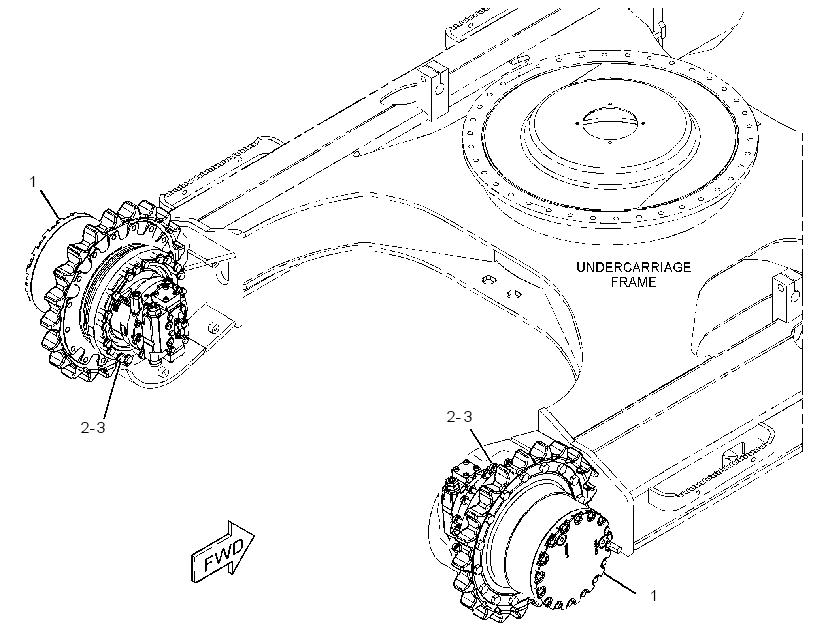 DRIVE & MOUNTING GP-FINAL 3333007 CAT
