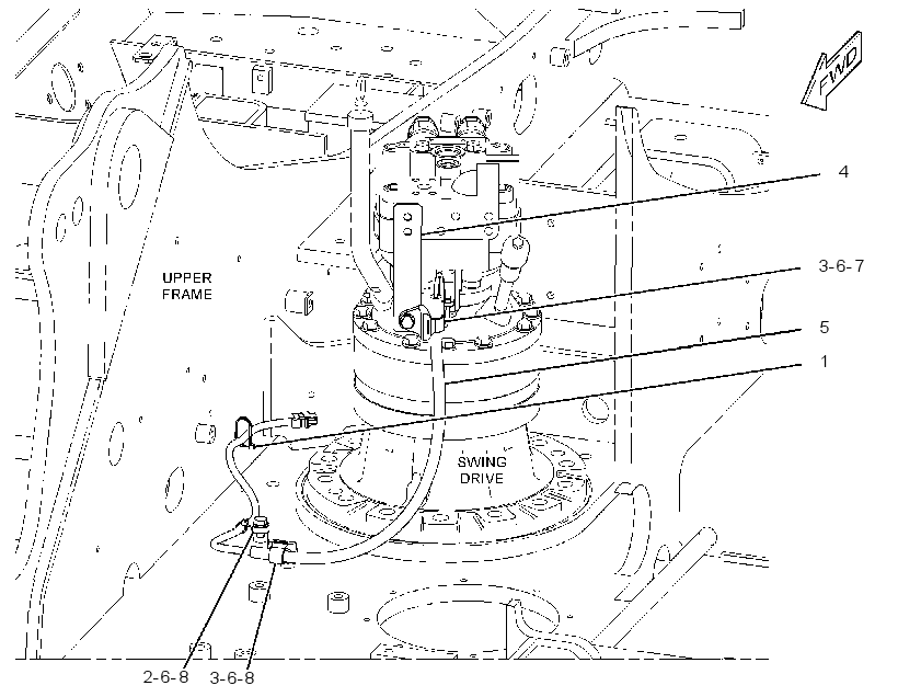 WIRING GP-FINE SWING 3423198 CAT