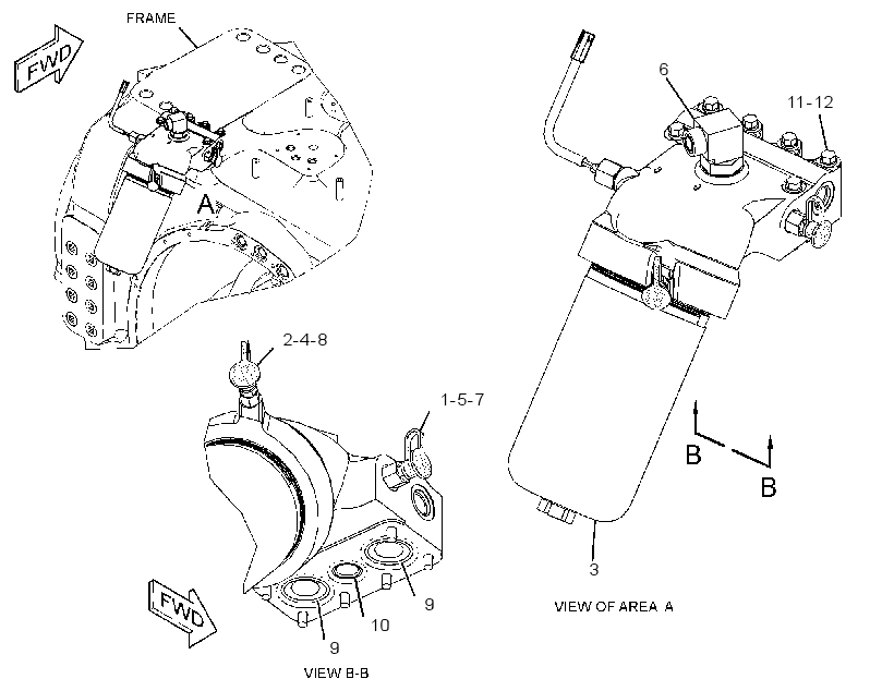 FILTER & MTG GP-POWER TRAIN 3536084 CAT