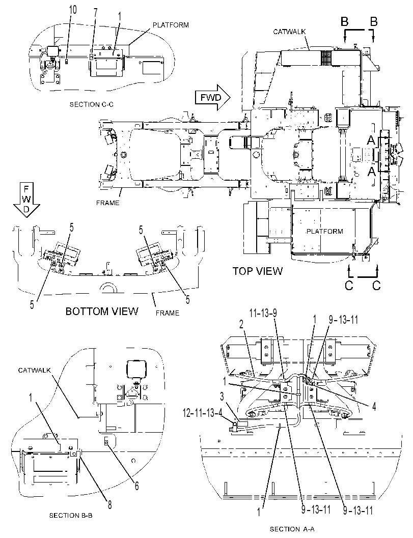 WIRING GP-OBJECT DETECTION 3206867 CAT