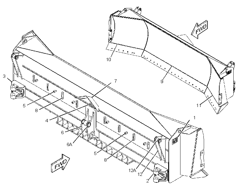 BLADE AS-UNIVERSAL 1365677 CAT