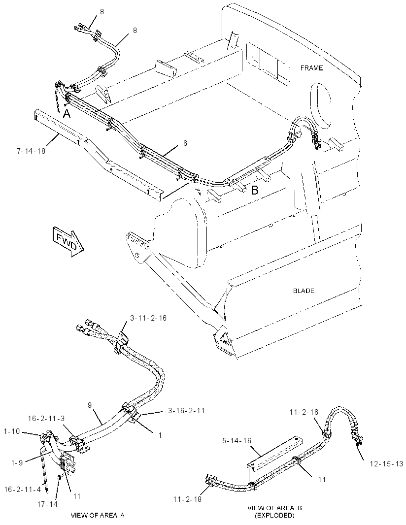 LINES GP-BLADE 3576251 CAT