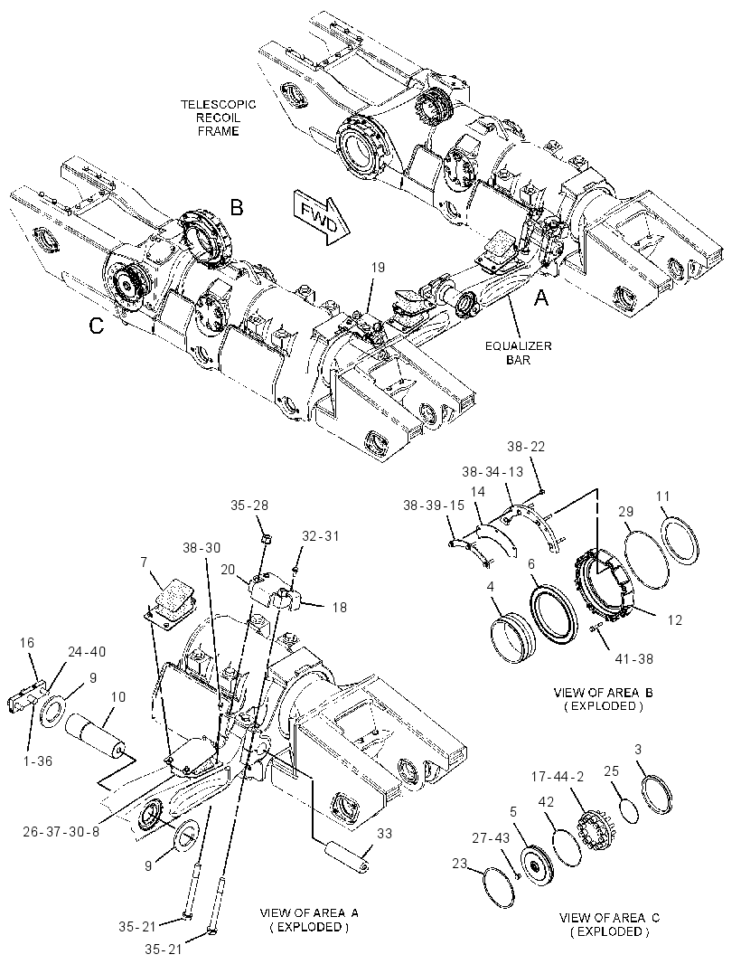 MOUNTING GP-ROLLER FRAME 3807426 CAT