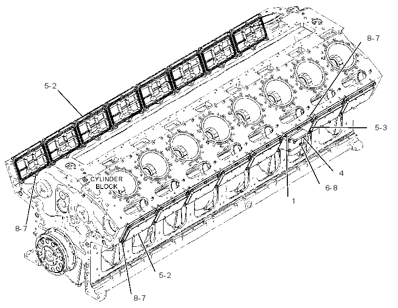 Крышка распредвала 3816946 CAT
