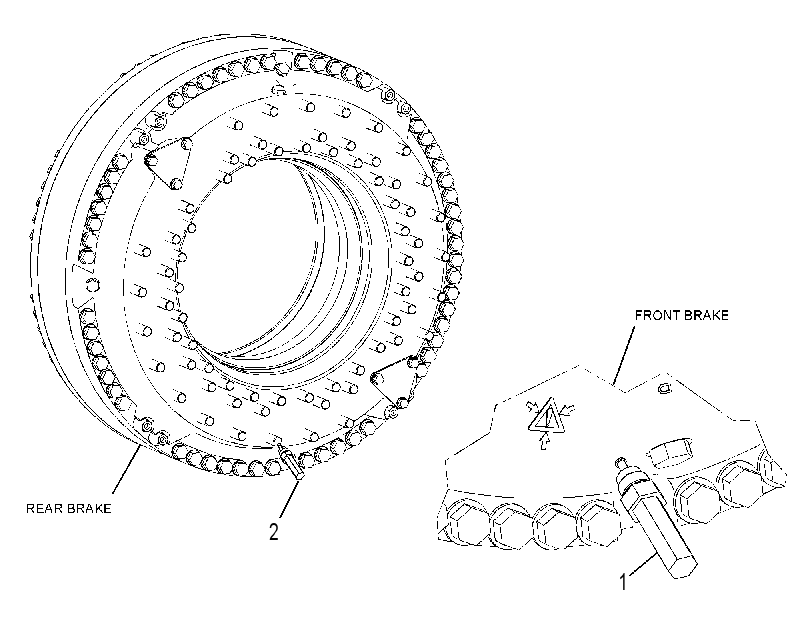 INDICATOR GP-BRAKE WEAR 3494587 CAT