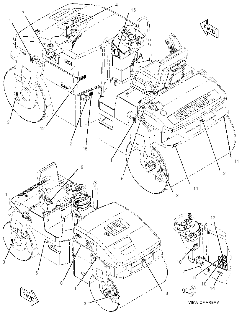 Плёнка 3057234 CAT