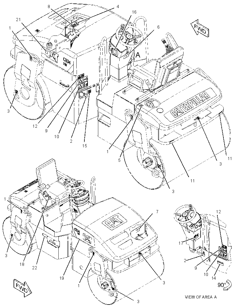 Плёнка 3057236 CAT