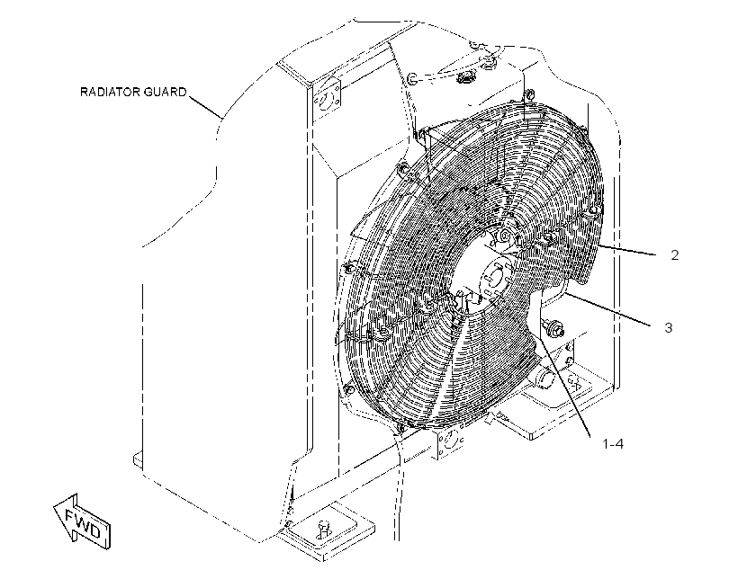 FAN AR-REVERSIBLE 3615270 CAT