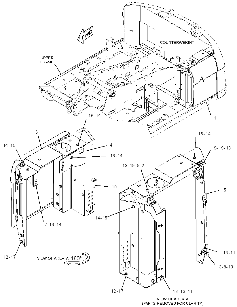 ENCLOSURE GP-FUEL TANK 3388340 CAT