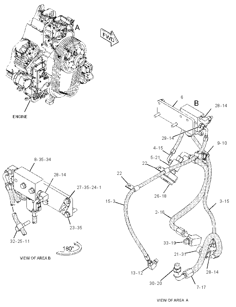 LINES GP-FAN DRIVE 3599648 CAT