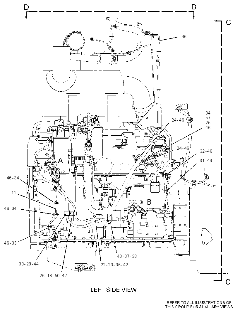 Проводка двигателя 3502587 CAT