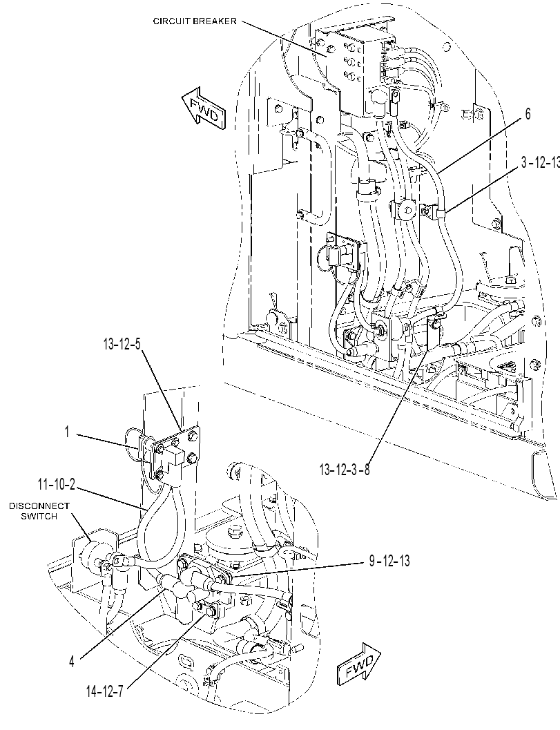 WIRING GP-AUX START RECEPTACLE 3423203 CAT