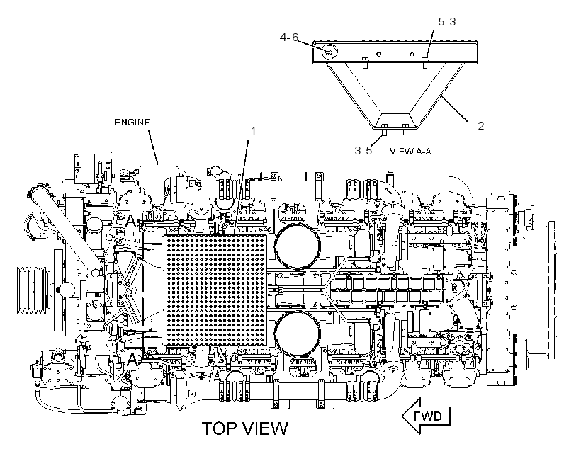 PLATFORM GP-ENGINE 3448477 CAT