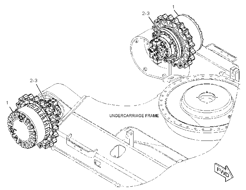 DRIVE & MOUNTING GP-FINAL 3332953 CAT