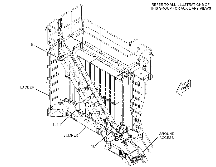 WIRING GP-LADDER 3650646 CAT