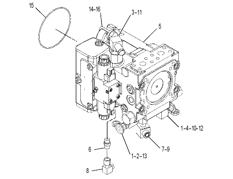 PUMP & MTG GP-VIBRATORY 3553544 CAT