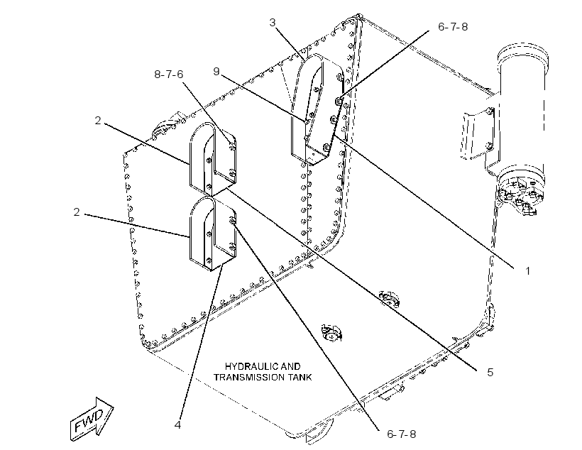 GUARD GP-HYDRAULIC TANK 2885684 CAT