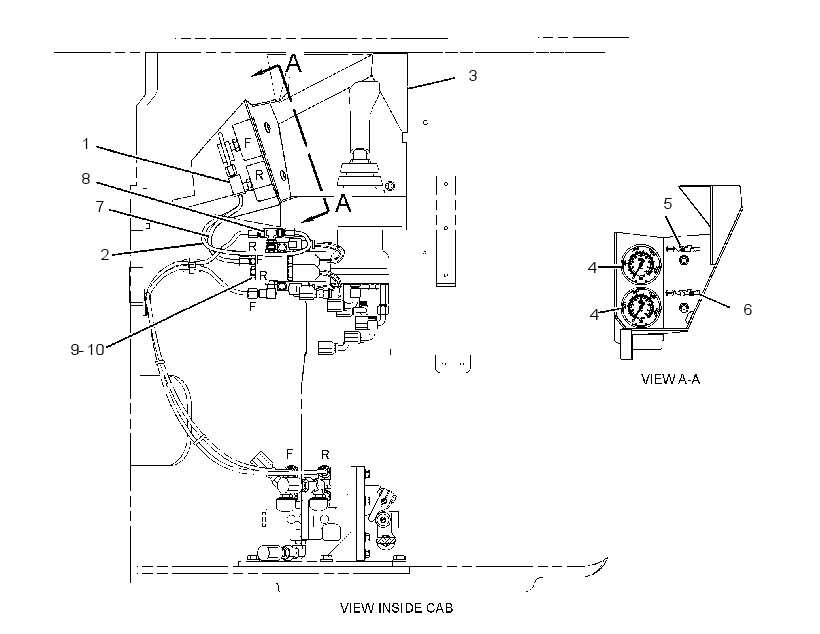 GAUGE & LINES GP-BRAKE PRESS 2529719 CAT