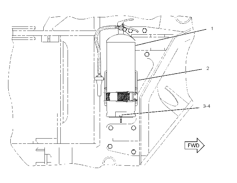 FIRE EXTINGUISHER GP 1806055 CAT