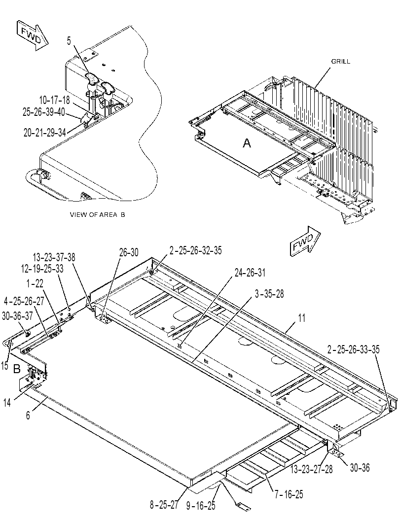 HOOD GP-TRUCK 3458407 CAT