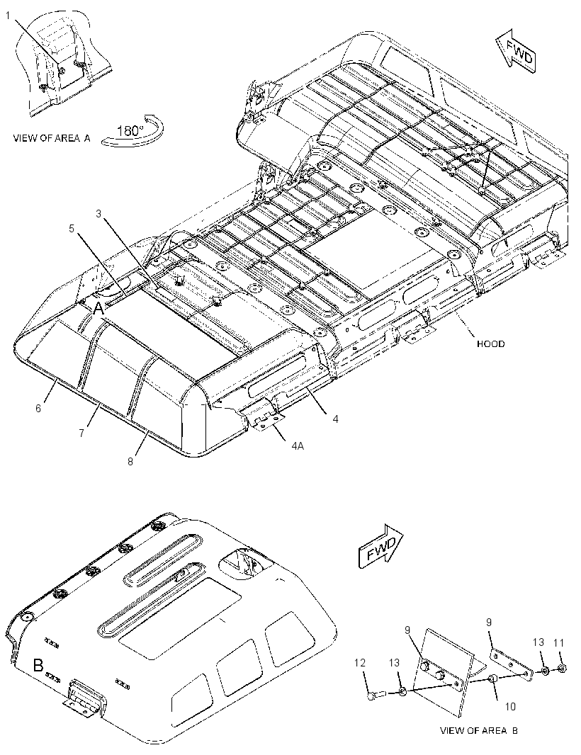 HOOD AS-ENGINE 3397347 CAT