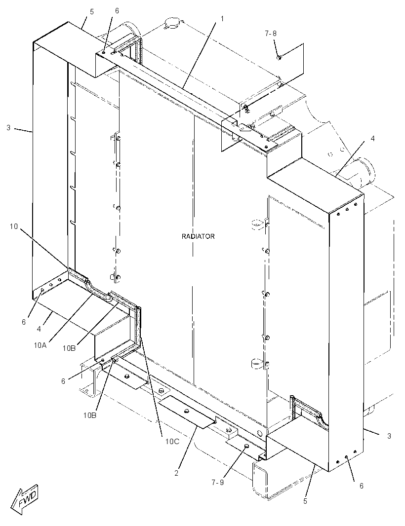 DUCT GP-ENCLOSURE 3572653 CAT