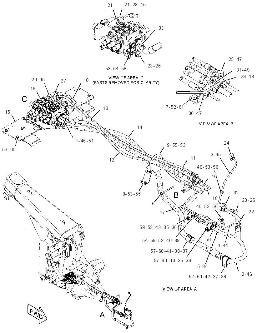 VALVE & LINES GP-GRAPPLE 3555001 CAT