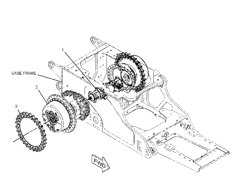 FINAL DRIVE & BRAKE GP 3683469 CAT