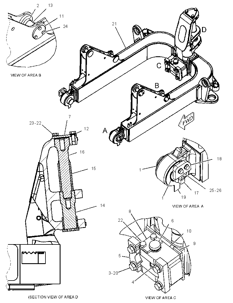 C-FRAME GP-POWER ANGLING 3691426 CAT