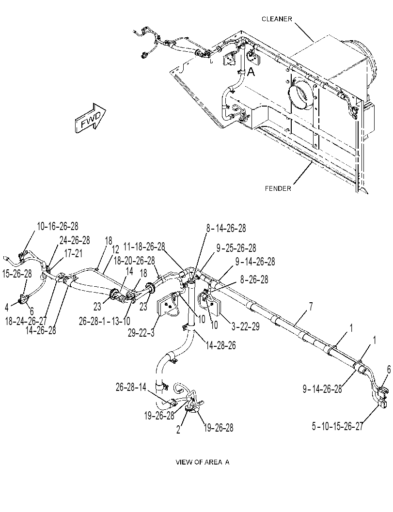 WIRING GP-FENDER 2885682 CAT