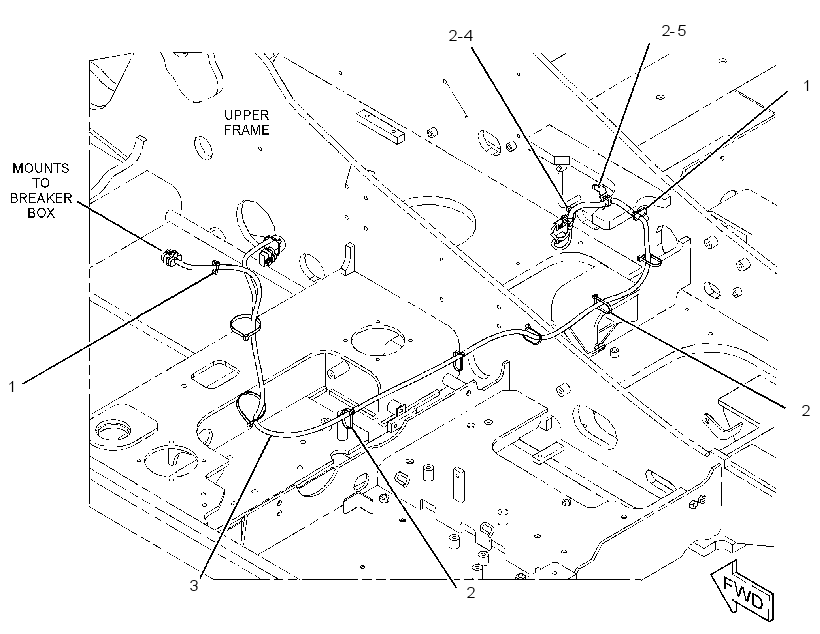 WIRING GP-MEDIUM PRESSURE 3508165 CAT