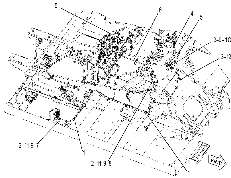 WIRING GP-COMBINED FLOW 3690239 CAT