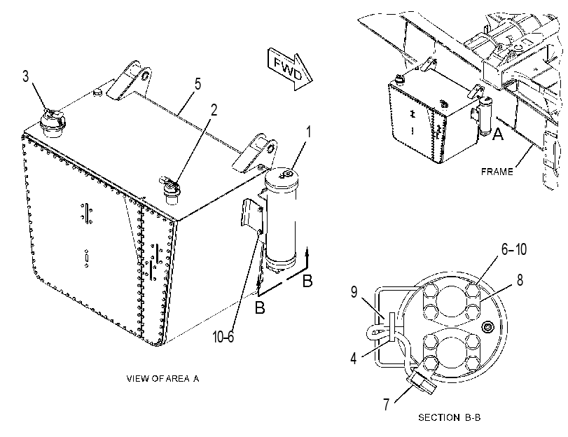 TANK GP-HYDRAULIC & XMSN 2885611 CAT