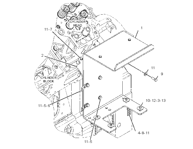 MOUNTING GP-INSTRUMENT 3522561 CAT