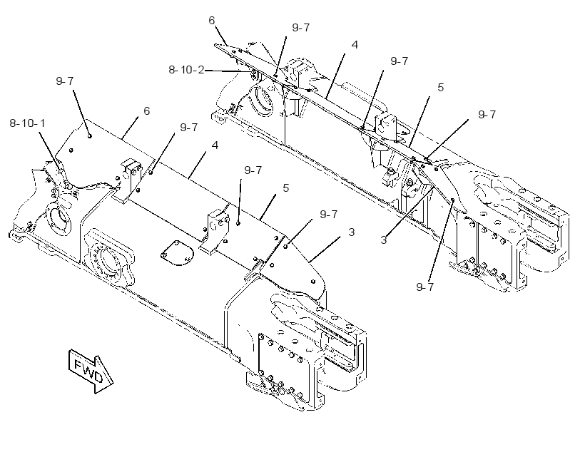 GUARD GP-TRACK ROLLER FRAME 3689915 CAT