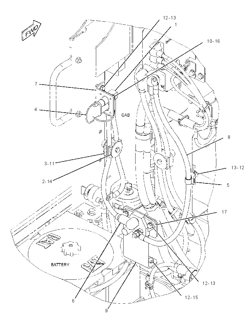 WIRING GP-AUX START RECEPTACLE 3508170 CAT