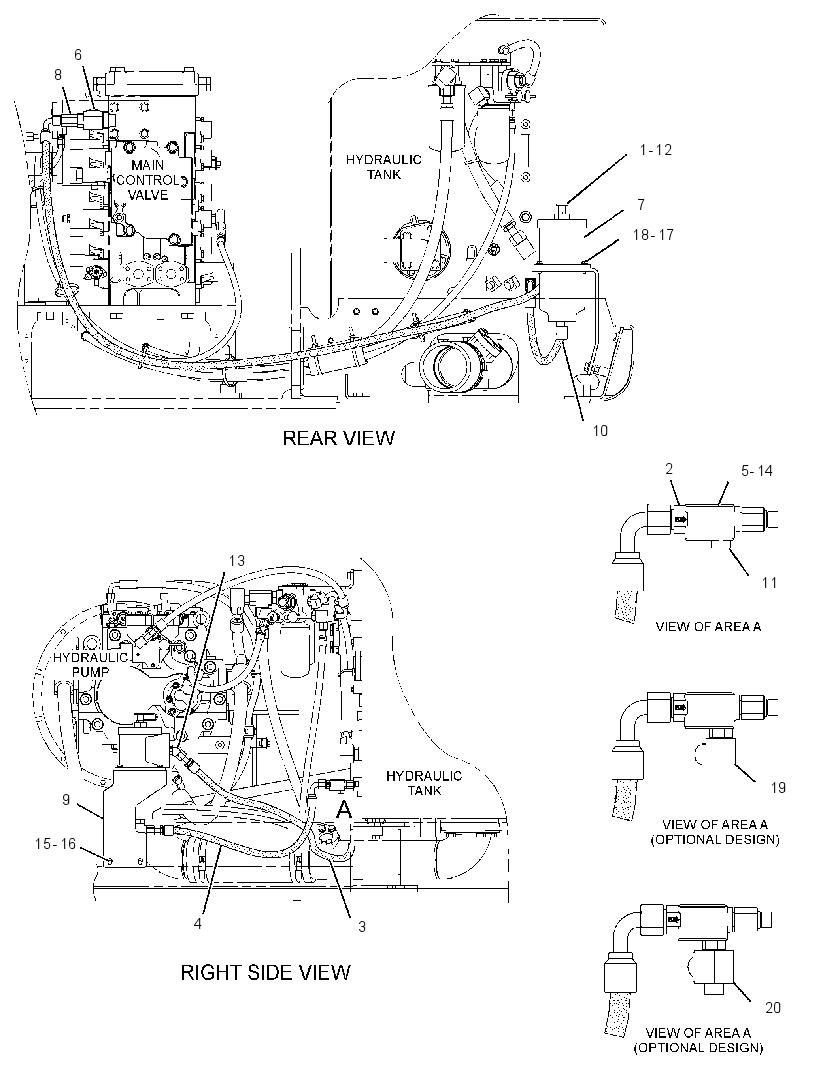 FILTER & LINES GP-HYDRAULIC 3463376 CAT