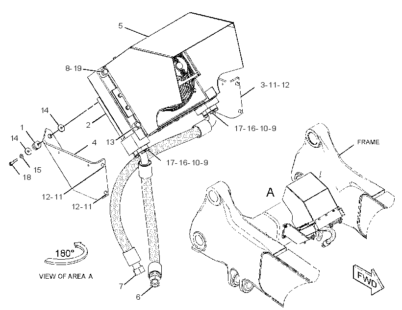 COOLER GP-REAR AXLE OIL 3800658 CAT