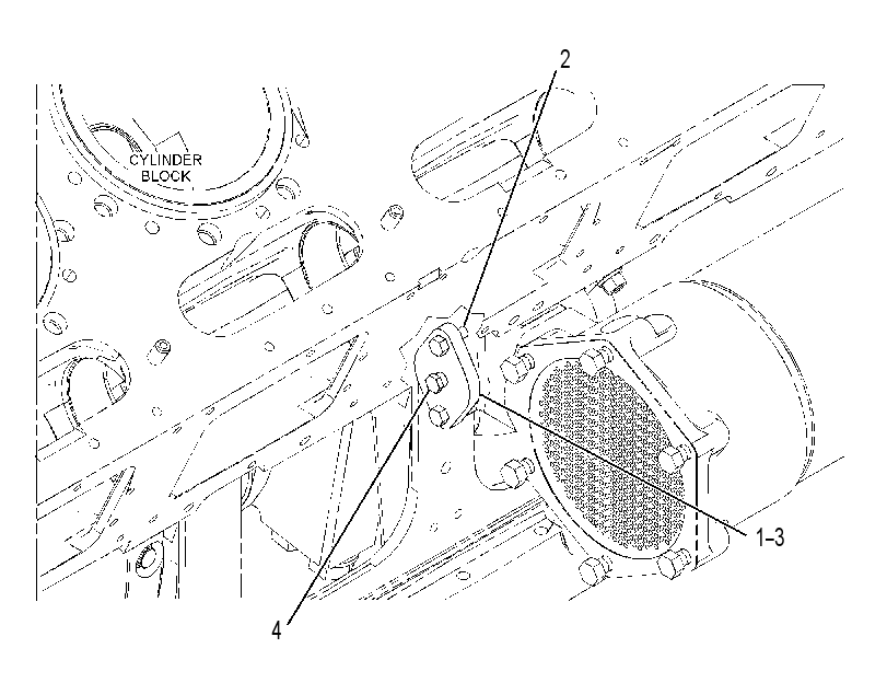COVER GP-ENGINE OIL LINE 3763414 CAT
